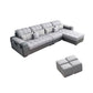 Contemporary Pillow Top Arm Furniture Sectionals in Grey for 3/4/5 People
