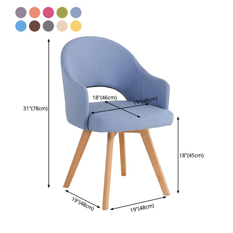 Modern Wooden Dining Chairs Open Back Dining Side Arm Chairs for Kitchen Clearhalo ' kitchen&dining_furn' 'Dining Chairs' 'Dining Tables & Seating' 'dining_chair' 'furn' 'furn_dining_chair' 'Furniture' 'furniture_dining_chair' 'Kitchen & Dining Furniture' 'kitchen' 1200x1200_784859c0-ffd0-4c90-95a4-022e0653b072