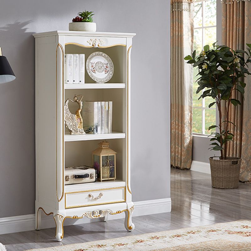 Bibliothèque en bois contemporaine Standard fermé à l'arrière avec étagères