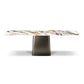 Luxury Style Sintered Stone Table Single Pedestal Base Rectangle Table for Home Clearhalo ' dining_table' 'Dining Tables & Seating' 'Dining Tables' 'furn' 'furn_dining_table' 'Furniture' 'furniture_dining_table' 'Kitchen & Dining Furniture' 'kitchen&dining_furn' 'kitchen' 'kitchen_dining_table' 1200x1200_784cf9f7-1c31-4324-aaa0-8d98cd9c158e