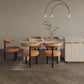 White Stone Top Dinette Table with Double Pedestal Modern Free Form Dining Table Clearhalo 'Dining Tables & Seating' 'Dining Tables' 'dining_table' 'furn' 'furn_dining_table' 'Furniture' 'Kitchen & Dining Furniture' 1200x1200_7850feed-0b60-4537-bf4e-dc8f5f515fb1