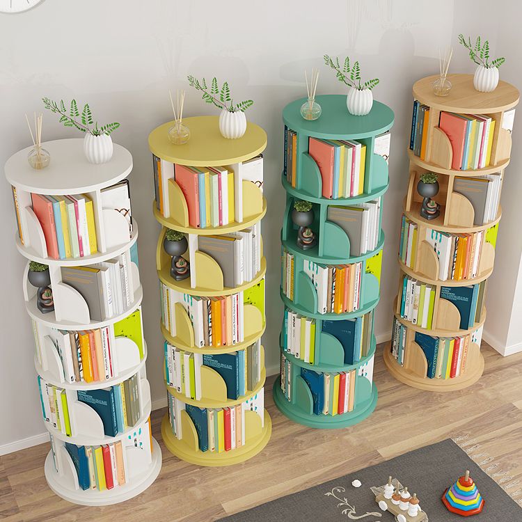 Roteerbare boekenkast hedendaagse stijl boekenplank voor huiskantoorstudieruimte