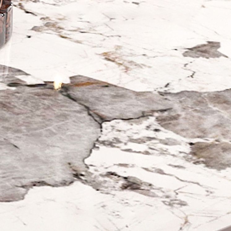 Glam Dinette Set para el hogar 1/2/3 PCS Juego de mesa de comedor blanca brillante