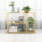 Metal Etagere Bookcase Scandinavian Open Back Bookshelf with Shelves Clearhalo 'Bookcases' 'furn' 'furn_bookcases' 'Furniture' 'Office Furniture' 1200x1200_78539a71-cf2d-402b-80aa-d865c780a65d