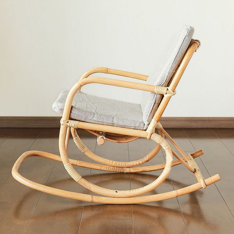 Modern Rocking Chair Wicker Removable Cushions Button-Tufted Rocker Clearhalo 'Chairs & Seating' 'furn' 'furn_rocking_chairs' 'Furniture' 'Living Room Furniture' 'Rocking Chairs' 'rocking_chairs' 1200x1200_7855fed2-94d7-47af-821c-4e55620e677d