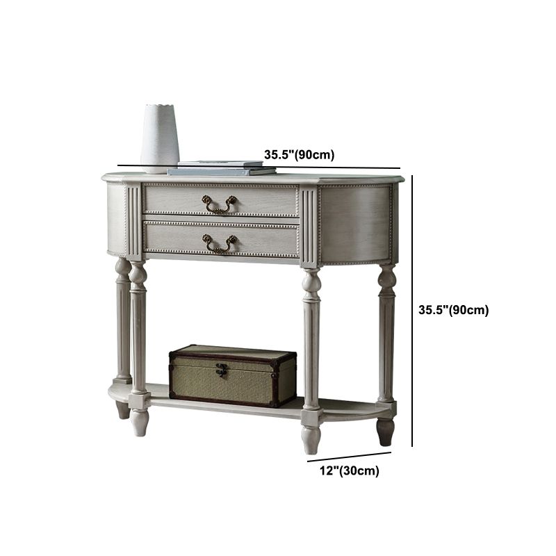 Console moderna da 11 "W Mid-secolo Tabella di divano console a 2 disegni