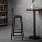 Industrial Brown Counter Stool Leather Square Stool with Black Metal Frame Clearhalo 'Bar Furniture' 'Bar Stools' 'bar_stools' 'furn' 'furn_bar_stools' 'Furniture' 'Kitchen & Dining Furniture' 1200x1200_785c412b-533f-441e-91fc-1dbe0e1aa491