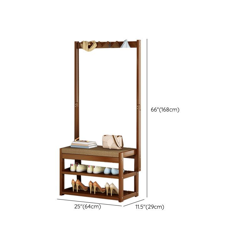 Wooden Coat Hanger Modern Style Simple Household Floor Coat Rack Clearhalo 'Entry & Mudroom Furniture' 'furn' 'furn_hall_tree_coat_racks' 'Furniture' 'Hall Trees & Coat Racks' 'hall_tree_coat_racks' 1200x1200_785e01ed-6772-4f06-97f2-28abd9f8bc3d