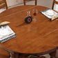 Modern Style Square Dining Table Solid Wood Butterfly Leaf Dining Table