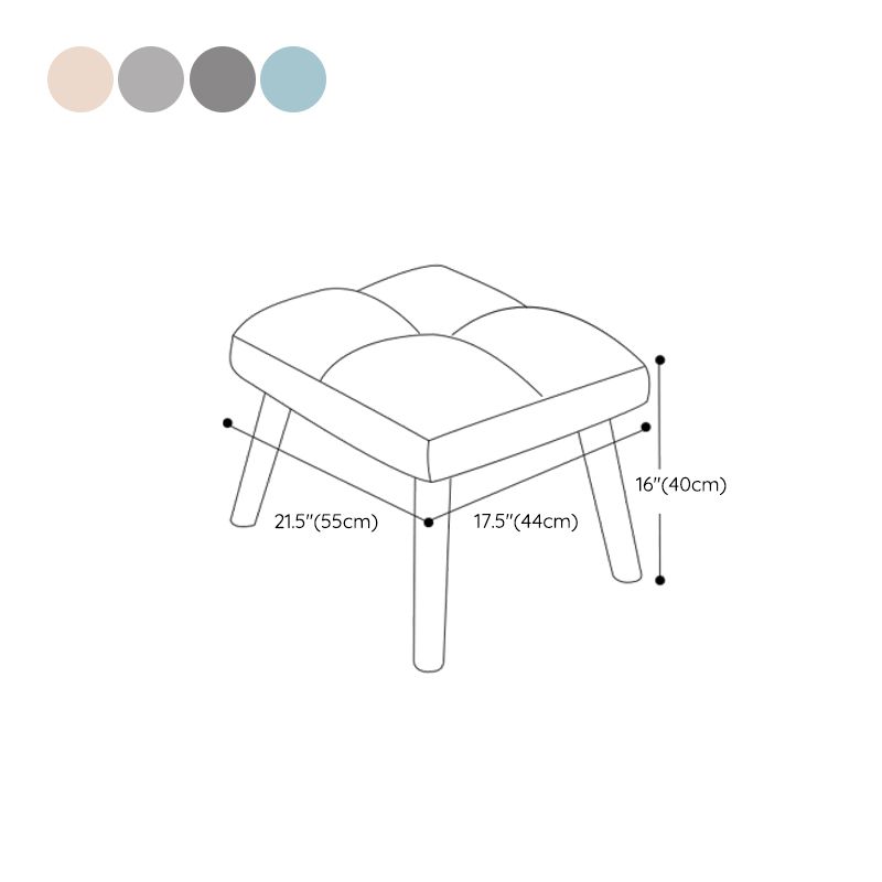 Reclinable de madera de tela escandinava reclinable reclinable de madera reclinable con reposapiés