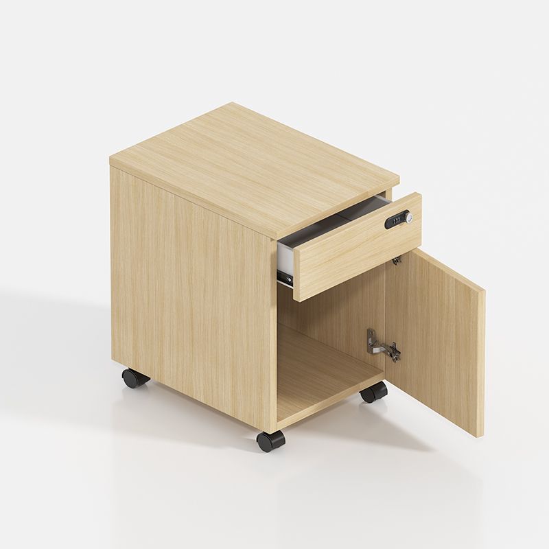 Contemporary File Cabinets Solid Wood Electronic Lock Vertical File Cabinet with Wheels Clearhalo 'Filing Cabinets' 'filling_cabinets' 'furn' 'furn_filling_cabinets' 'Furniture' 'Office Furniture' 1200x1200_7860dfa6-56b9-467c-bcf8-2b2290d345ef