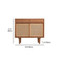 Simple Style Rattan Doors Cupboard Wood 32-inch Height Kitchen Sideboard for Dining Room Clearhalo 'buffet_sideboard' 'Buffets & Sideboards' 'furn' 'furn_buffet_sideboard' 'Furniture' 'furniture_buffet_sideboard' 'Kitchen & Dining Furniture' 1200x1200_78613d8c-20c9-4c24-9fa3-8c85debb870b