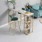 1/2/3 pezzi Contemporary and Rectangular Bar sgabello e set da tavolo