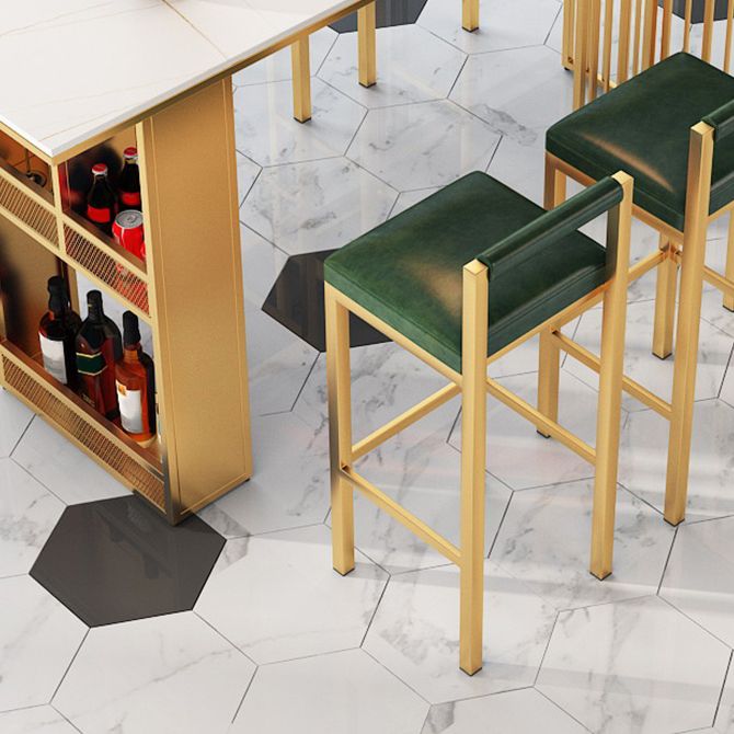 Juego de mesa y taburete rectangular, juego de comedor de pub moderno de 1/7 piezas
