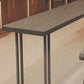 Industrielles Bartisch-Set, 1/4-teilig, Massivholz-Bartisch mit gepolsterten Barhockern