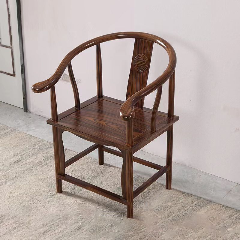 Traditional Style Arm Chair Solid Wood Slat Back Dining Chair for Home Clearhalo 'Dining Chairs' 'Dining Tables & Seating' 'dining_chair' 'furn' 'furn_dining_chair' 'Furniture' 'Kitchen & Dining Furniture' 1200x1200_7864e231-c5a6-41c5-816b-533a86e850a4
