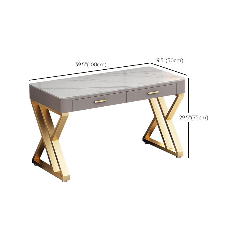 Escritorio de oficina rectangular glamor