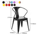 Industrial Dining Arm Chairs Stackable Armchair with Metal Legs (Set of 4) Clearhalo ' kitchen&dining_furn' 'Dining Chairs' 'Dining Tables & Seating' 'dining_chair' 'furn' 'furn_dining_chair' 'Furniture' 'furniture_dining_chair' 'Kitchen & Dining Furniture' 'kitchen' 1200x1200_78652d19-87f7-4ef7-aa77-24e6c5384d20