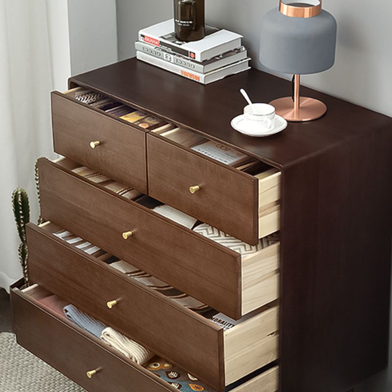 Cassa di accento in legno massiccio con cassetto un mobile laterale contemporaneo