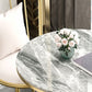 Modern Style Sintered Stone Dining Table Round Pedestal Table for Dinning Room Clearhalo ' dining_table' 'Dining Tables & Seating' 'Dining Tables' 'Furniture' 'furniture_dining_table' 'Kitchen & Dining Furniture' 'kitchen&dining_furn' 'kitchen' 'kitchen_dining_table' 1200x1200_78694b2c-ad93-42e9-943c-b9e0f8508721