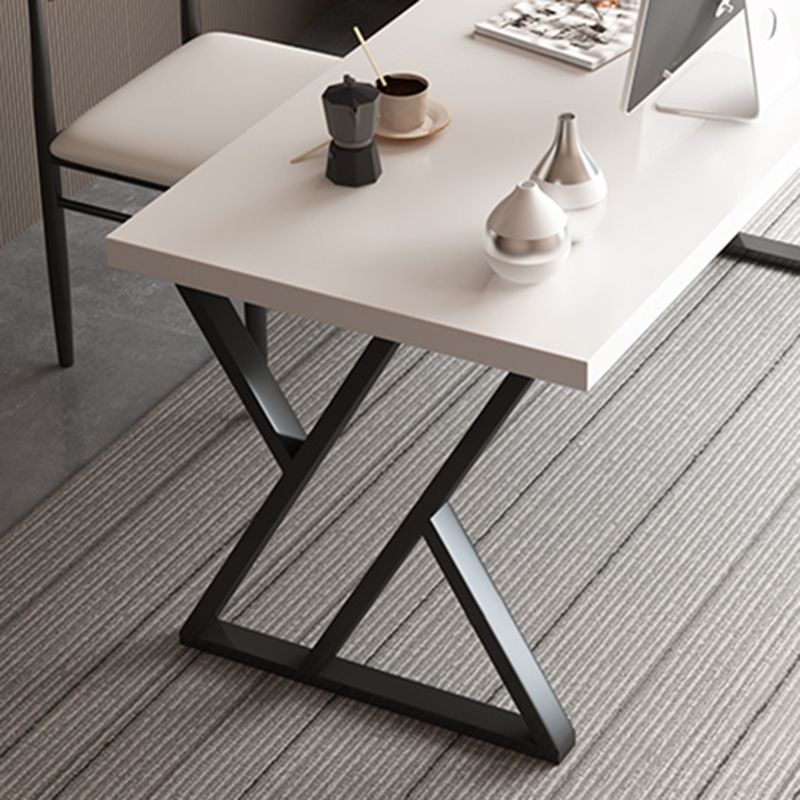 Rectangular Solid Wood Office Desk Antique Finish Computer Desk Clearhalo 'furn' 'furn_office_desk' 'Furniture' 'Office Desks' 'Office Furniture' 'office_desk' 1200x1200_786aca19-33b4-42d0-82dd-c8521af2c0d1