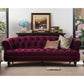 Classic Glam 3-seater Sofa Rolled Arm Couch with Tufted Back for Living Room Clearhalo 'Furniture' 'furniture_sofas' 'Living Room Furniture' 'Sofa' 'sofas' 1200x1200_786ad94a-07f0-480a-bf4b-bff48e0003d0