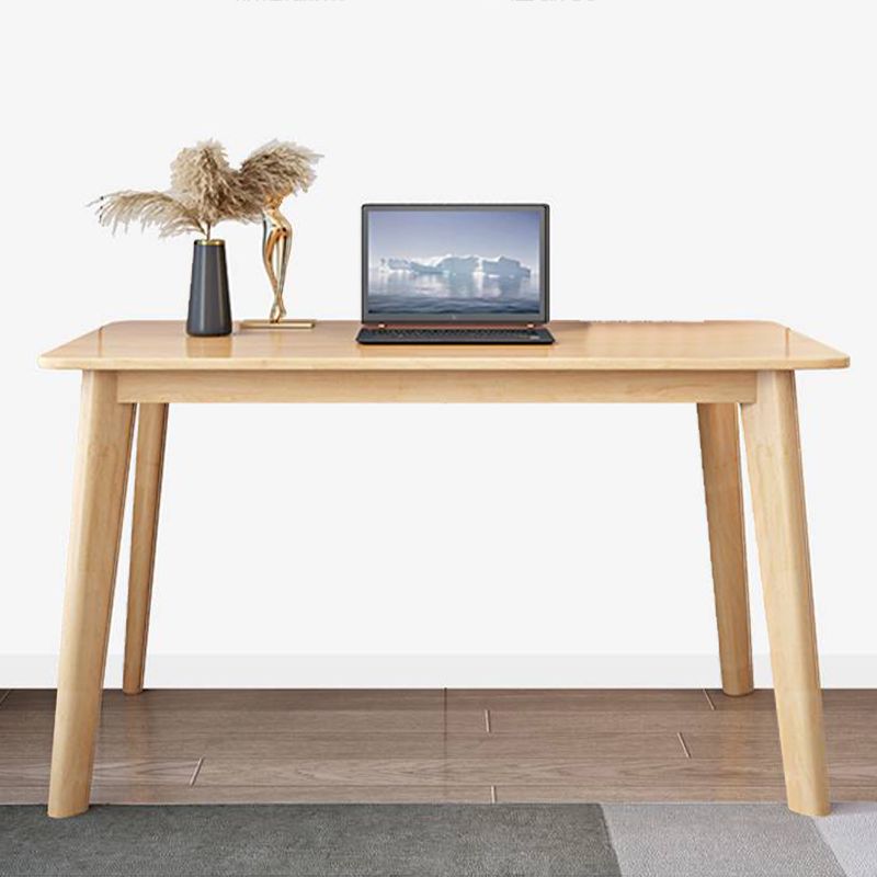 Scrivania per uffici rettangolo in legno massiccio Base da 29,53 pollici da scrittura di scrittura alta 29,53 pollici