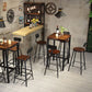 Brown Solid Wood Bar Table Industrial Dining Table for Kitchen Living Room Clearhalo 'Bar Furniture' 'Bar Tables' 'bar_tables' 'furn' 'furn_bar_tables' 'Furniture' 'Kitchen & Dining Furniture' 1200x1200_786c4e6a-c99f-4802-b2c3-917fe380fb0a