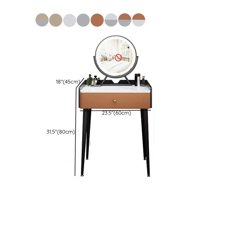 17.72 "brede kleedtafel eigentijdse stenen topkapida met lade