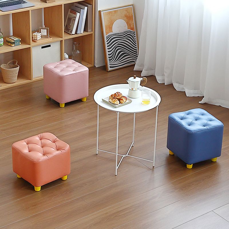 Modern Standard Pouf Water Resistant Square Cube for Home Decor Clearhalo 'furn' 'furn_ottomans_poufs' 'Furniture' 'Living Room Furniture' 'Ottomans & Poufs' 'ottomans_poufs' 1200x1200_787057db-9aca-4ca2-b690-19a10f2ac9f5