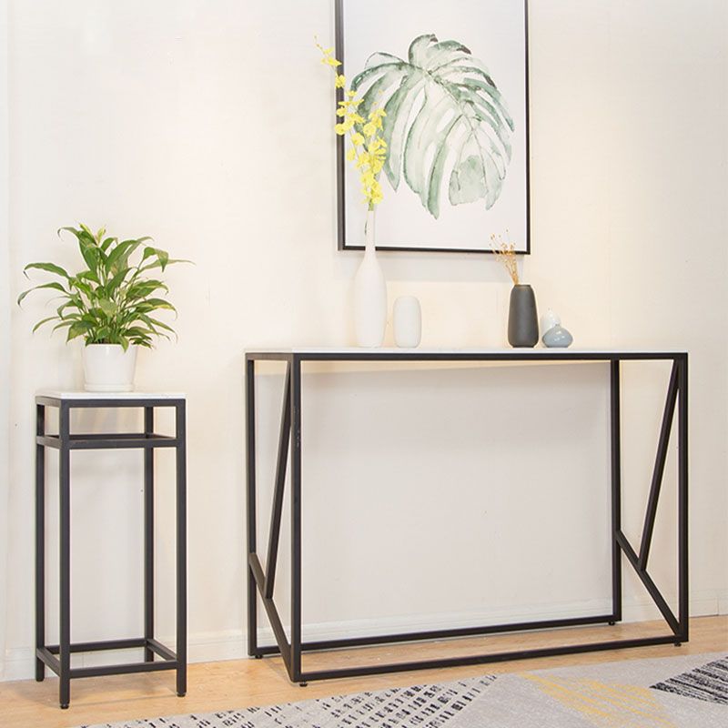 16 "W Moderne stenen console Tafelbestendig frame Accent Table voor Hall