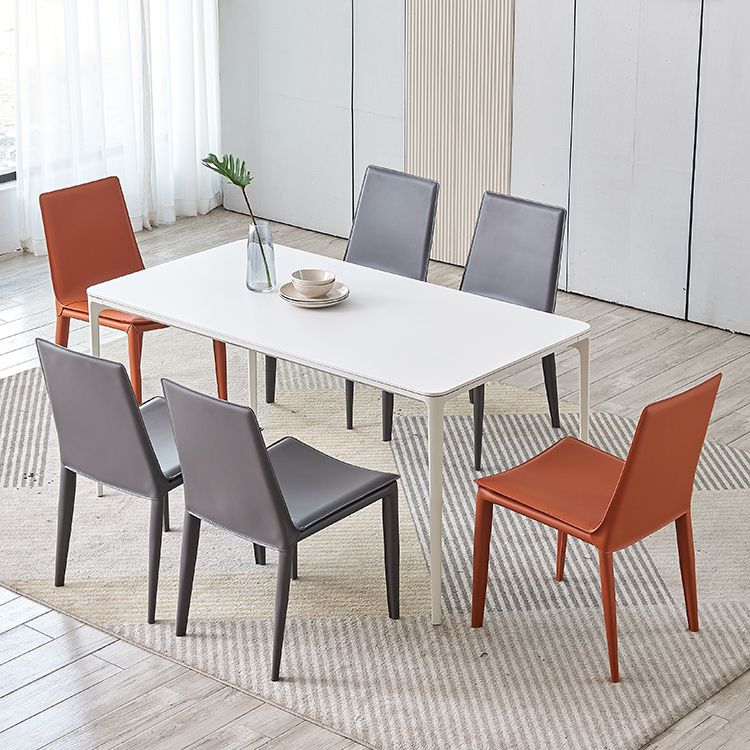Modern Style Side Chair Faux Leather Dining Chair for Dining Room Clearhalo 'Dining Chairs' 'Dining Tables & Seating' 'dining_chair' 'furn' 'furn_dining_chair' 'Furniture' 'furniture_dining_chair' 'Kitchen & Dining Furniture' 1200x1200_78745eec-0c3f-4b97-8dd0-0517d8ba714d