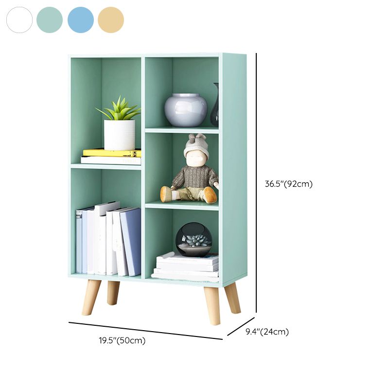 Closed Back Engineered Wood Shelf Bookcase Contemporary Bookshelf for Study Room Clearhalo 'Bookcases' 'furn' 'furn_bookcases' 'Furniture' 'Office Furniture' 1200x1200_787d2dc7-246f-45b7-a5bc-a7a5a7801949