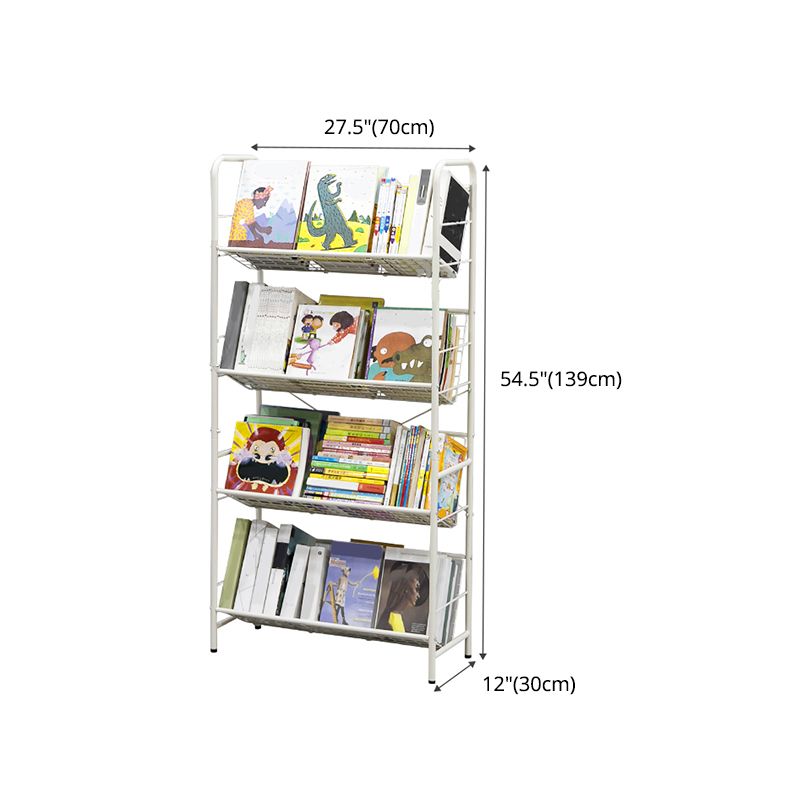 Modern Style Etagere Bookshelf Vertical Open Back Metal Bookcase for Home Clearhalo 'Bookcases' 'furn' 'furn_bookcases' 'Furniture' 'furniture_bookcases' 'Office Furniture' 1200x1200_787d31b9-da83-4fae-91fb-3b5776e772ee