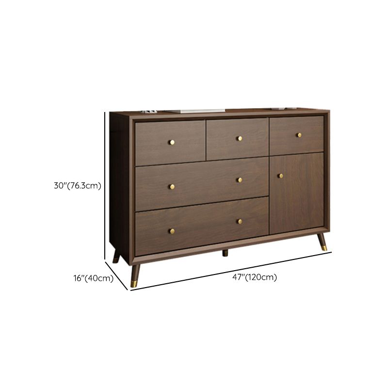 Wooden Chest Contemporary Glam Storage Chest Dresser with Drawers Clearhalo 'Bedroom Furniture' 'Dressers & Chests' 'dressers_chests' 'furn' 'furn_dressers_chests' 'Furniture' 1200x1200_787e4b57-a863-42b7-857f-a1330cc63071
