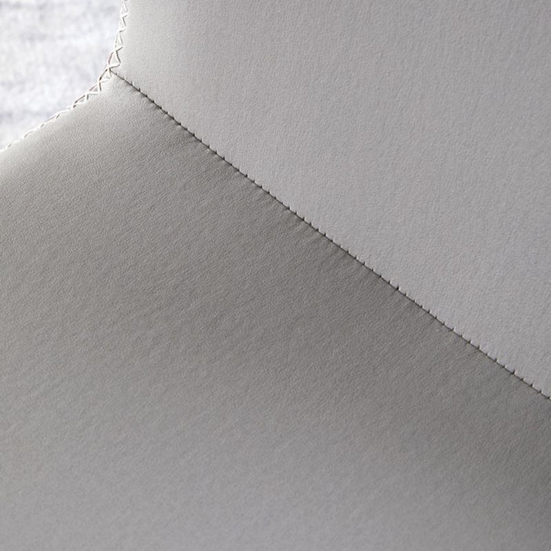 Moderne stijl Wingback Side stoel stoel ARMLess faux lederen eetkamerstoel voor thuisgebruik