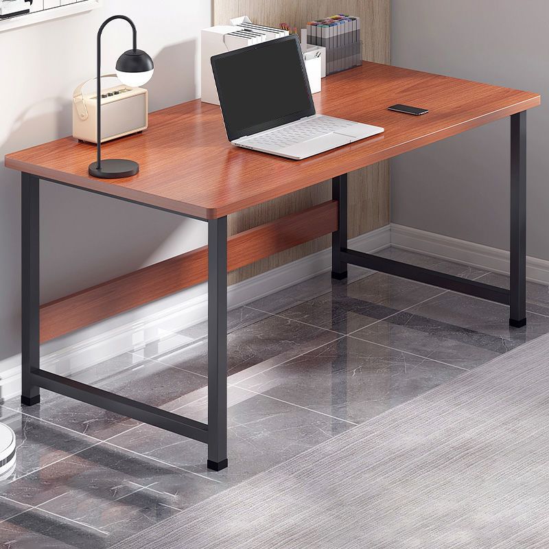 Modern Rectangular Computer Desk Wooden Black Gaming Desk with Black Legs Clearhalo 'furn' 'furn_office_desk' 'Furniture' 'Office Desks' 'Office Furniture' 'office_desk' 1200x1200_787f67e4-2704-438d-92c6-a95547165176