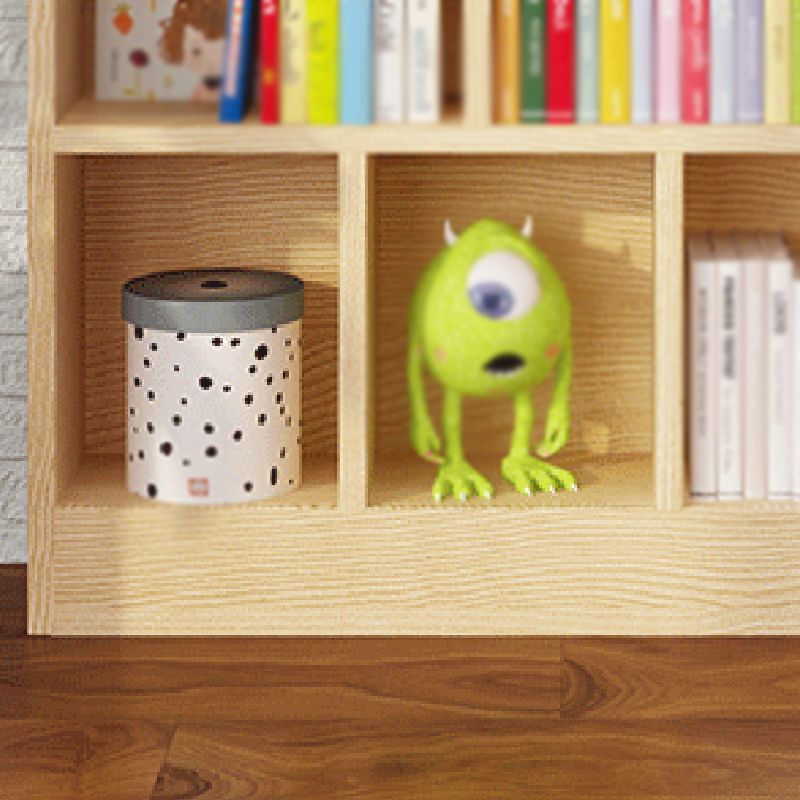 2/3-Shelf Natural Modern Bookshelf Pine Wood Geometric Closed Back Bookshelf Clearhalo 'Bookcases' 'furn' 'furn_bookcases' 'Furniture' 'furniture_bookcases' 'kitchen' 'kitchen_bookcases' 'Living Room Furniture' 'Office Furniture' 1200x1200_78807829-3604-438c-9381-f47e01b7af93