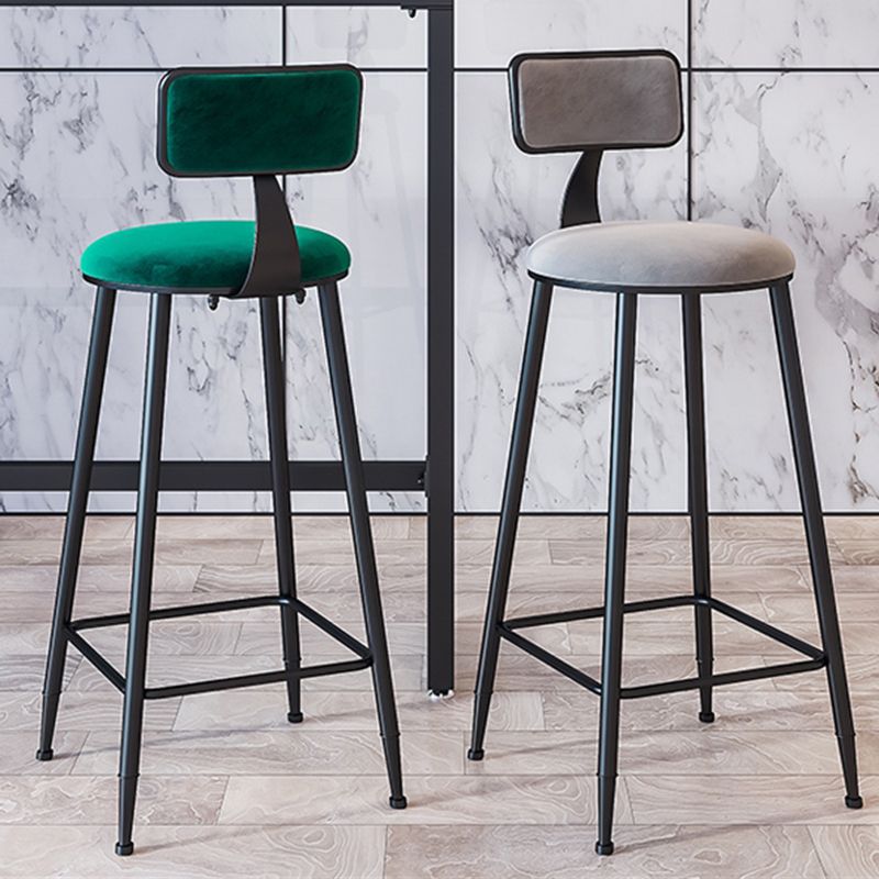 Black Upholstered Counter Stools Low Back Scandinavian Bar Stools (Set of 3) Clearhalo 'Bar Furniture' 'Bar Stools' 'bar_stools' 'furn' 'furn_bar_stools' 'furniture_bar_stools' 'Kitchen & Dining Furniture' 'kitchen&dining_furn' 'kitchen' 'kitchen_furn' Furniture' 1200x1200_7881b35a-960a-4e91-9425-0c9556d06185