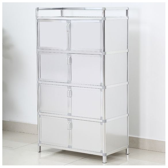 Strumento da pranzo in vetro temprato in stile moderno per soggiorno per soggiorno