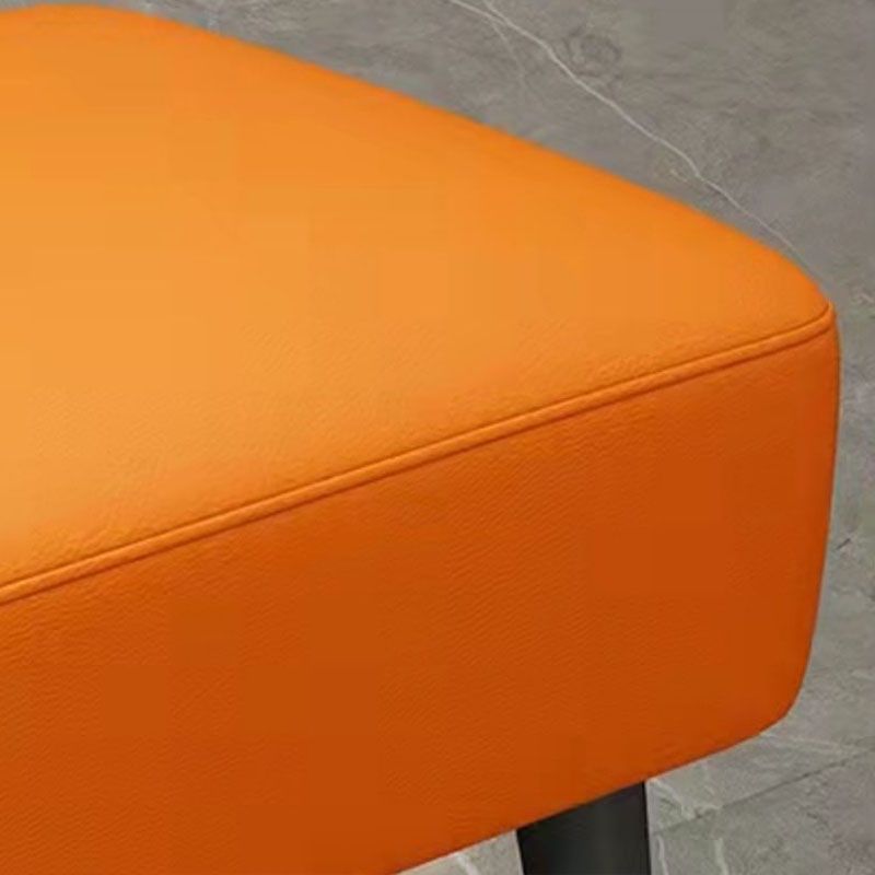 Quadratische glamourige, wasserfeste reine Farbe echter Lederwürfel Osmanischer Osmanisch