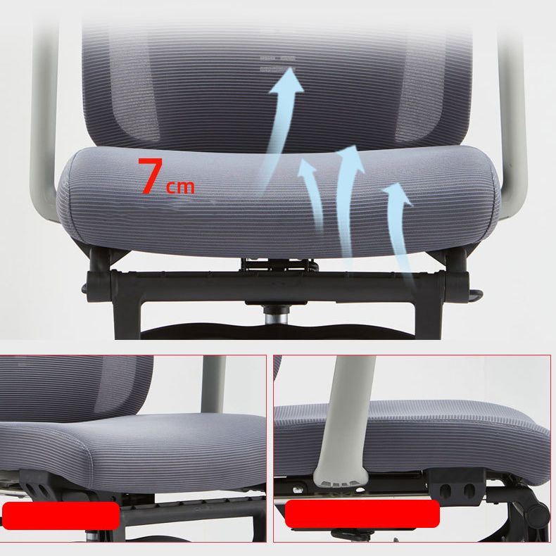 Adjustable Office Chair Contemporary High Back Adjustable Arms Desk Chair Clearhalo 'furn' 'furn_office_chair' 'Furniture' 'Office Chairs' 'Office Furniture' 'office_chair' 1200x1200_78830434-13a5-4460-9186-8dc19c00b41a