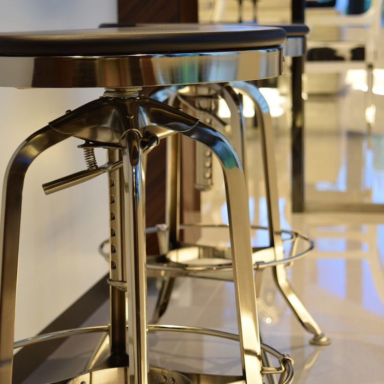 Industrial Metal Legs Bar Stools Indoor Faux Leather Counter Chair Clearhalo 'Bar Furniture' 'Bar Stools' 'bar_stools' 'furn' 'furn_bar_stools' 'Furniture' 'Kitchen & Dining Furniture' 1200x1200_7884b2cd-c256-443d-8ada-684b085d27b5