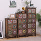 Coastal Storage Chest Solid Wood Dresser with 3/4/5/6 Drawers , 11.7 Inch Width