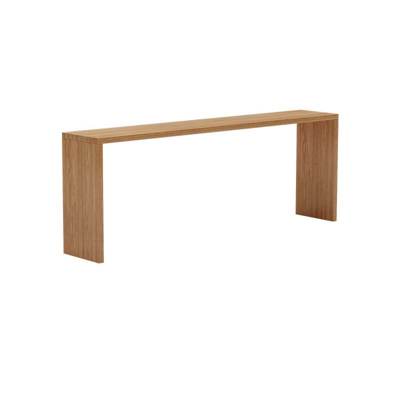 Light Brown Industrial Style Bar Table Solid Wood Indoor Casual Bar Table Clearhalo 'Bar Furniture' 'Bar Tables' 'bar_tables' 'furn' 'furn_bar_tables' 'Furniture' 'furniture_bar_tables' 'Kitchen & Dining Furniture' 1200x1200_788bb0fe-5e6c-4766-88ab-f10666c012cd