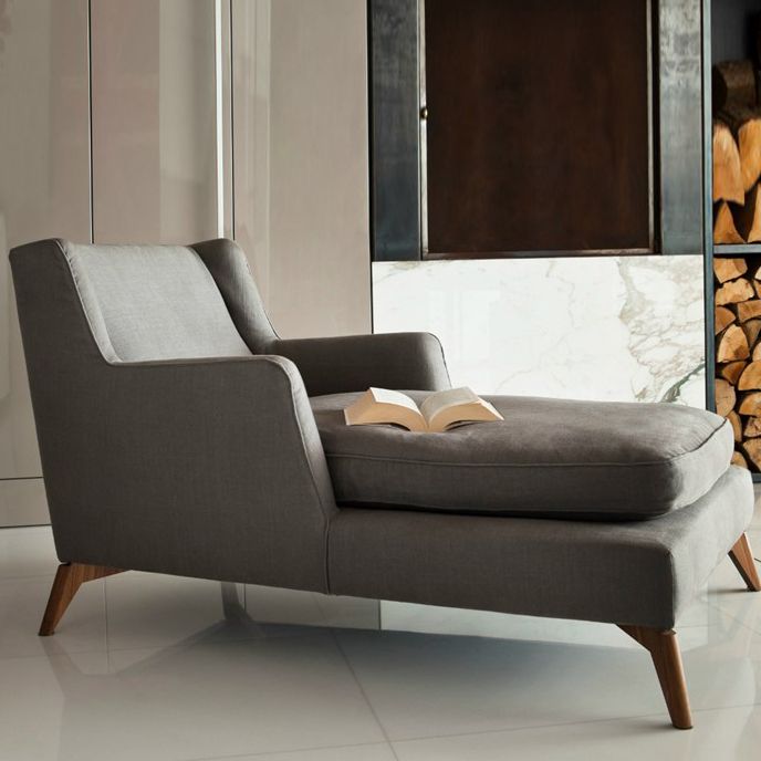 Upholstered Chaise Lounge Couch Micro-Fabric Chaise Lounge Chair Scandinavian Chaise Clearhalo 'Chairs & Seating' 'Chaise Lounge' 'chaise_lounge' 'furn' 'furn_chaise_lounge' 'Furniture' 'Living Room Furniture' 1200x1200_788ce6b3-aed0-4daa-96f8-b75260920633