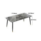 Rectangle Dining Table Set 1/2/5/7 Pieces Modern Indoor Dinette Set in Grey Clearhalo 'Dining Room Sets' 'Dining Tables & Seating' 'dining_room_set' 'furn' 'furn_dining_room_set' 'Furniture' 'Kitchen & Dining Furniture' 1200x1200_788f50bb-01d2-490b-9c79-629f5c9ae640