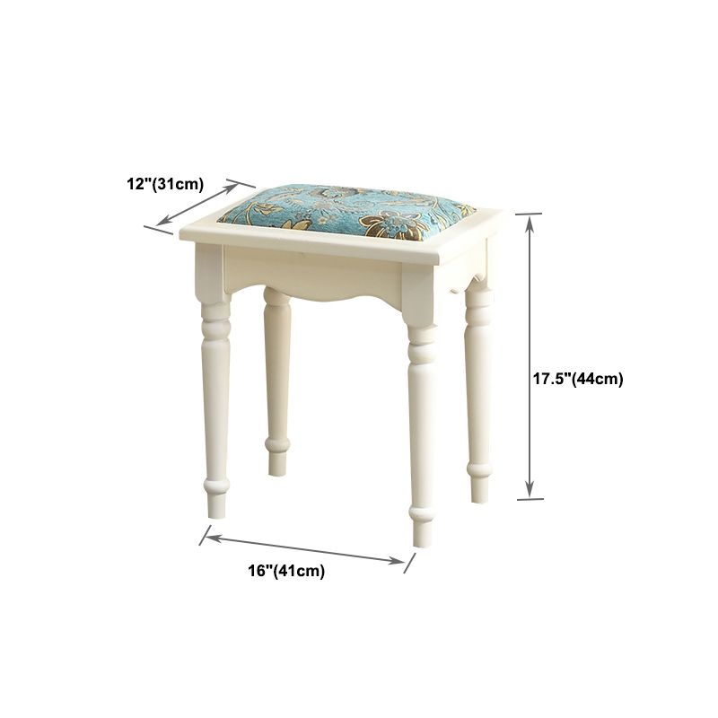 Ensemble de vanité blanc brillant avec tiroir commode moderne de pin à 2 dessins pour chambre à coucher