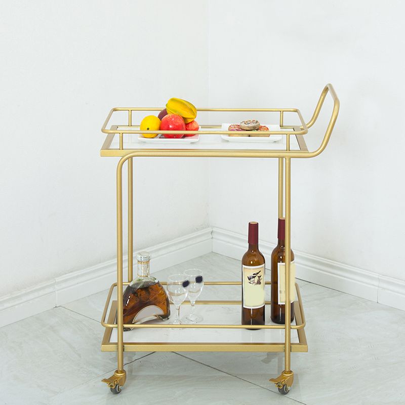 Contemporary 33.86"H Rolling Prep Table Rectangular Metal Prep Table for Home Use Clearhalo 'furn' 'furn_kitchen_islands_carts' 'Furniture' 'Kitchen & Dining Furniture' 'Kitchen Islands & Carts' 'kitchen_islands_carts' 1200x1200_78969f46-7dec-4be1-972b-ad3383bd89ef