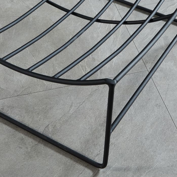 Contemporary Faux Leather Armless Pillow Back with Black Legs Lounge Chair Clearhalo 'Accent Chairs' 'accent_chairs' 'Chairs & Seating' 'furn' 'furn_accent_chairs' 'Furniture' 'Living Room Furniture' 1200x1200_789a7df3-e192-4e72-9d72-311cef12faaa